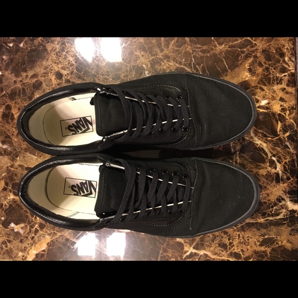 Vans Canvas Old Skool (Black/Black) - Picture 3 of 7